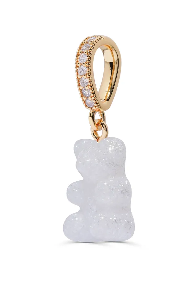 Nostalgia Bear Pave Connector Glittery Crystal Haze Jewelry Rings