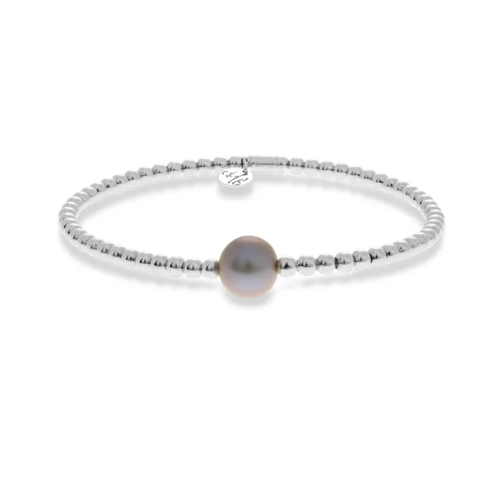 Pearl Bead Stretch Bracelet HULCHI BELLUNI Bracelets
