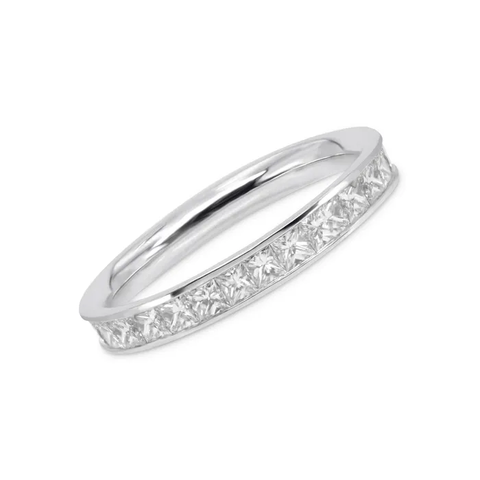 Polachecks Collection Channel Set Diamond Eternity Band 174tw Rings