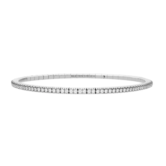 Polachecks Collection Thin Diamond Stretch Bracelet Bracelets
