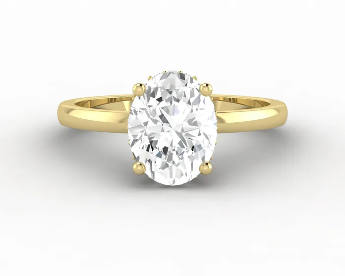 Rings Luce 15 Ct Oval Cut Engagement Ring Sapheena Jewelry
