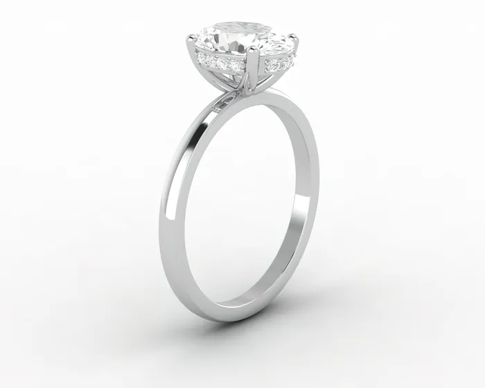 Rings Luce 15 Ct Oval Cut Engagement Ring Sapheena Jewelry