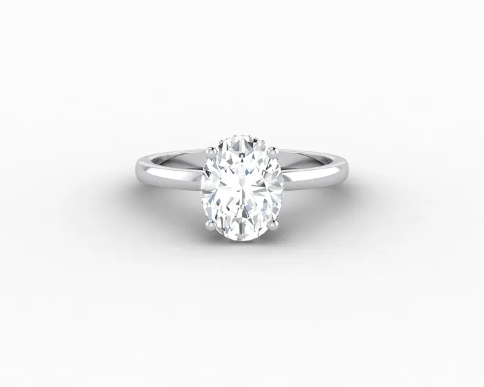 Rings Luce 15 Ct Oval Cut Engagement Ring Sapheena Jewelry