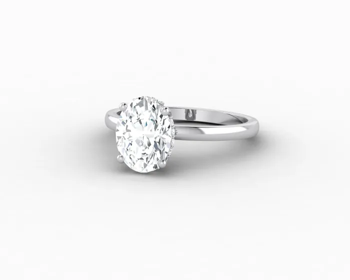 Rings Luce 15 Ct Oval Cut Engagement Ring Sapheena Jewelry
