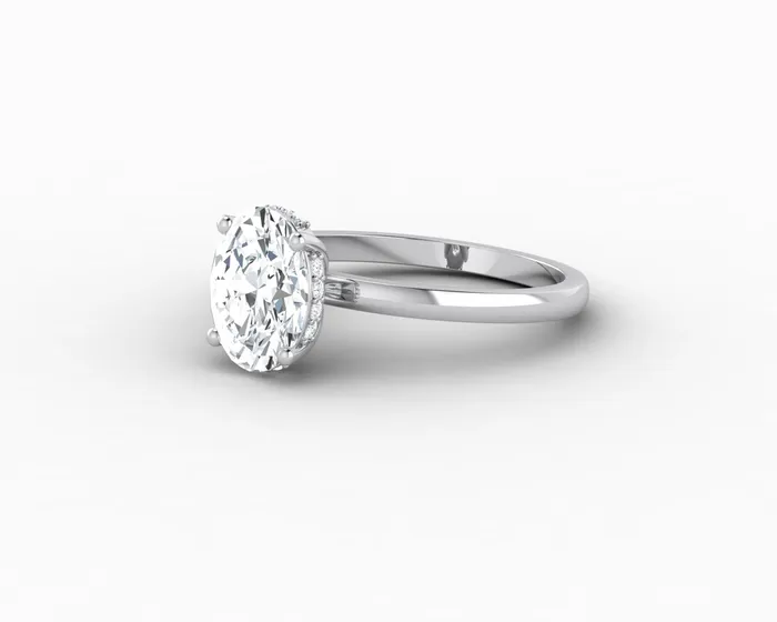 Rings Luce 15 Ct Oval Cut Engagement Ring Sapheena Jewelry