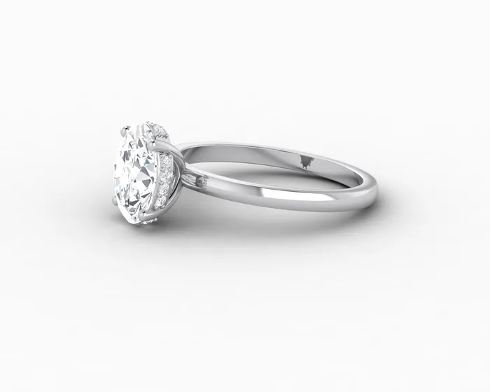 Rings Luce 15 Ct Oval Cut Engagement Ring Sapheena Jewelry