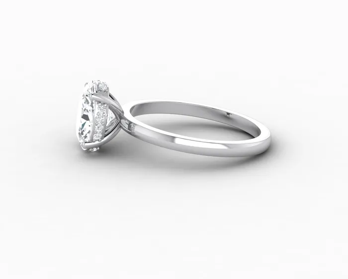 Rings Luce 15 Ct Oval Cut Engagement Ring Sapheena Jewelry