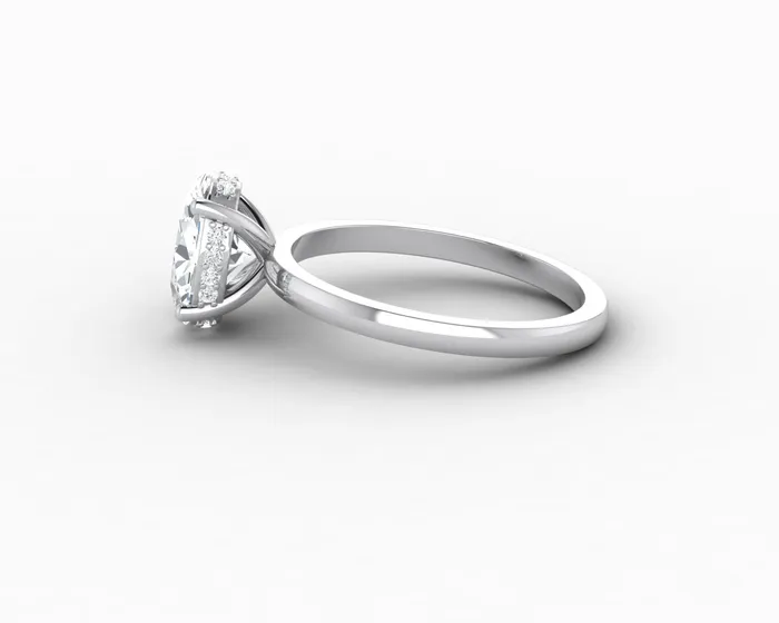 Rings Luce 15 Ct Oval Cut Engagement Ring Sapheena Jewelry