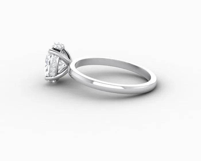 Rings Luce 15 Ct Oval Cut Engagement Ring Sapheena Jewelry