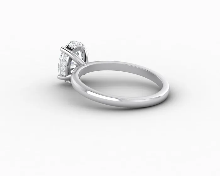 Rings Luce 15 Ct Oval Cut Engagement Ring Sapheena Jewelry