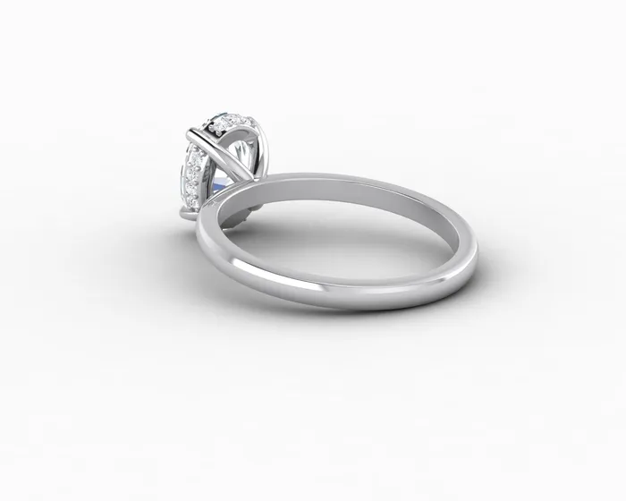 Rings Luce 15 Ct Oval Cut Engagement Ring Sapheena Jewelry