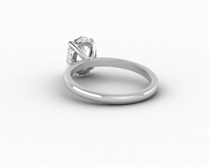 Rings Luce 15 Ct Oval Cut Engagement Ring Sapheena Jewelry