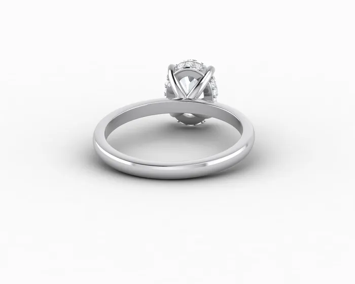 Rings Luce 15 Ct Oval Cut Engagement Ring Sapheena Jewelry