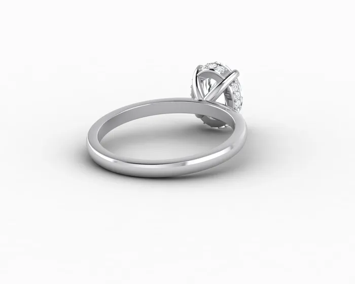 Rings Luce 15 Ct Oval Cut Engagement Ring Sapheena Jewelry