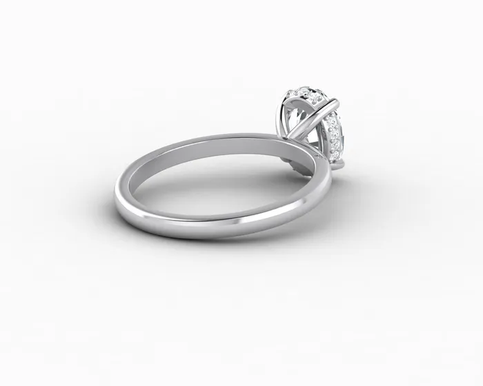 Rings Luce 15 Ct Oval Cut Engagement Ring Sapheena Jewelry
