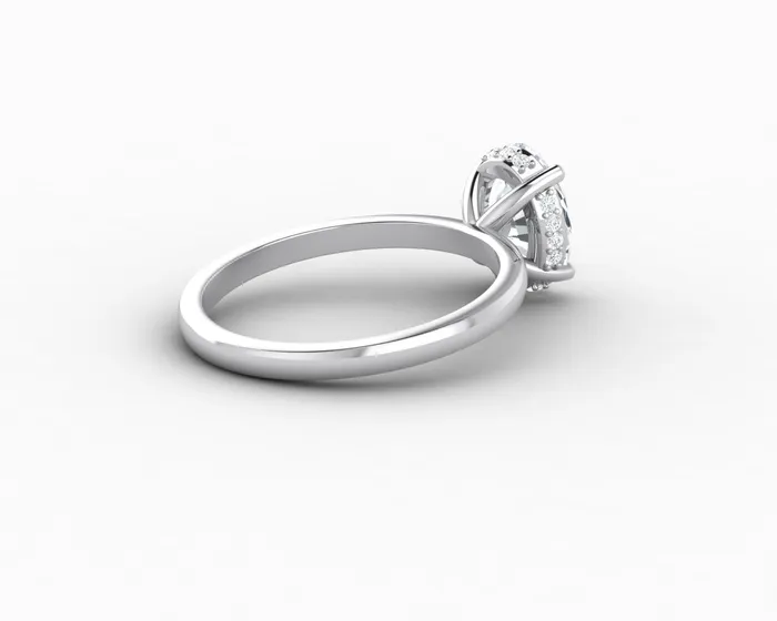 Rings Luce 15 Ct Oval Cut Engagement Ring Sapheena Jewelry