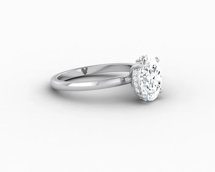 Rings Luce 15 Ct Oval Cut Engagement Ring Sapheena Jewelry