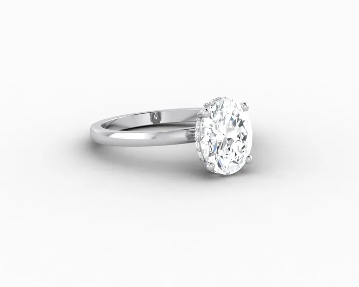 Rings Luce 15 Ct Oval Cut Engagement Ring Sapheena Jewelry
