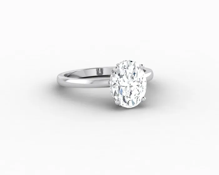 Rings Luce 15 Ct Oval Cut Engagement Ring Sapheena Jewelry