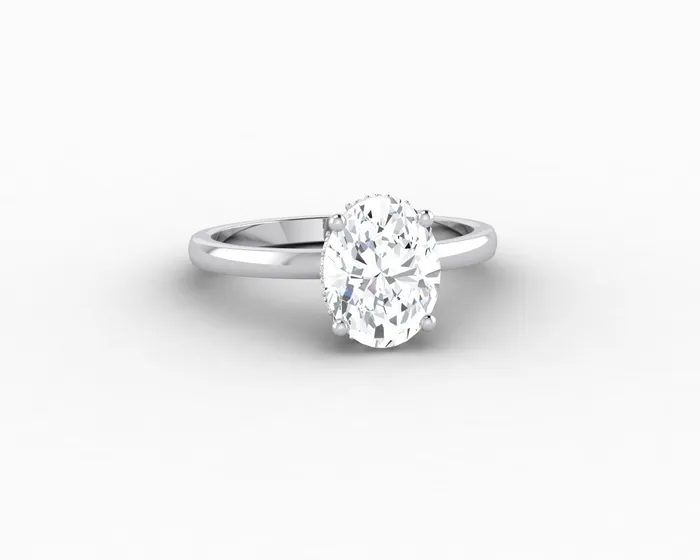 Rings Luce 15 Ct Oval Cut Engagement Ring Sapheena Jewelry