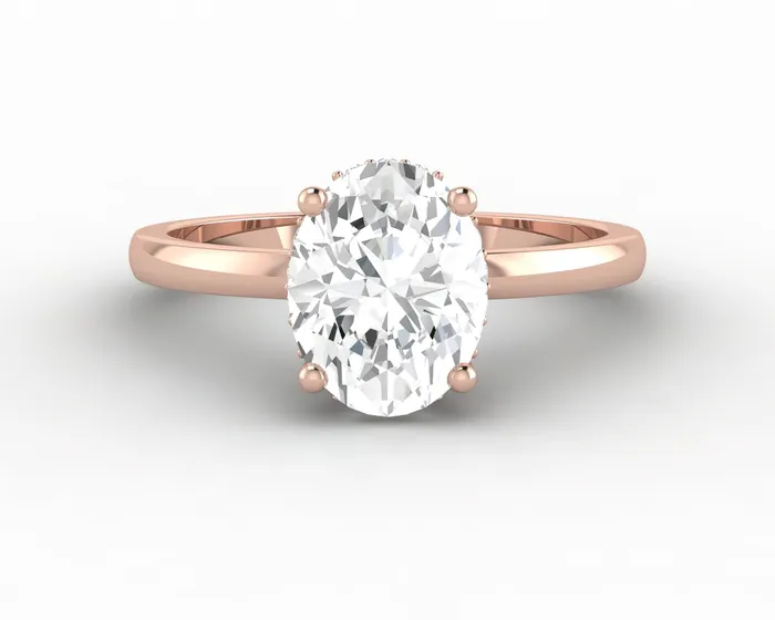 Rings Luce 15 Ct Oval Cut Engagement Ring Sapheena Jewelry