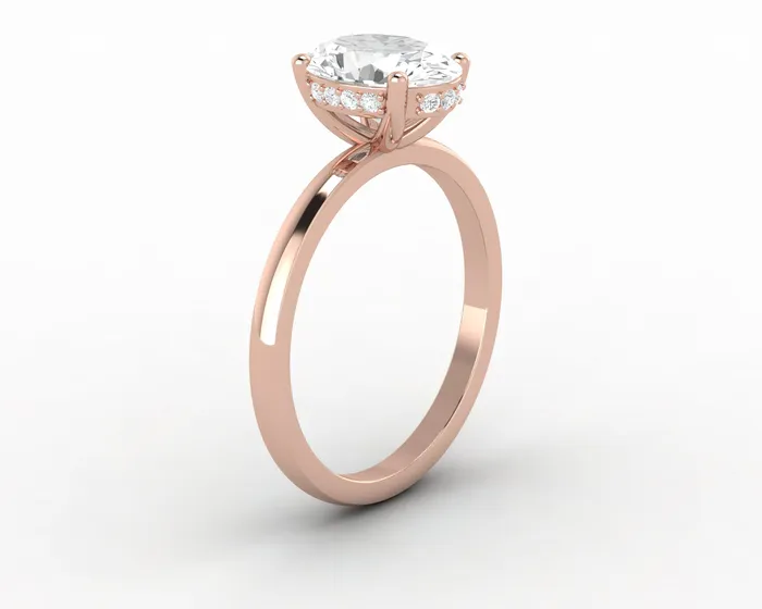 Rings Luce 15 Ct Oval Cut Engagement Ring Sapheena Jewelry