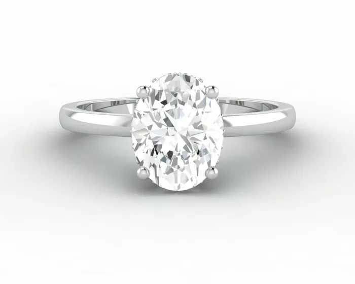 Rings Luce 15 Ct Oval Cut Engagement Ring Sapheena Jewelry