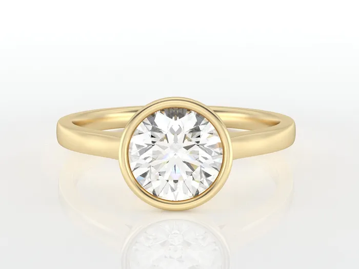 Rings Sapheena Jewelry Siara 125 Ct Solitaire Round Cut Engagement Ring