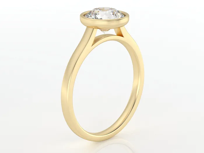Rings Sapheena Jewelry Siara 125 Ct Solitaire Round Cut Engagement Ring