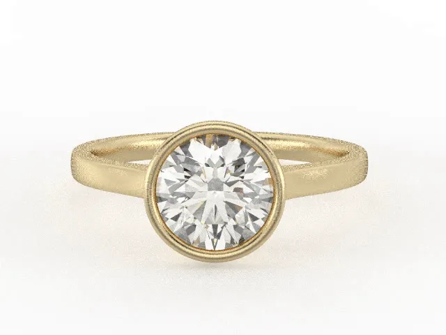 Rings Sapheena Jewelry Siara 125 Ct Solitaire Round Cut Engagement Ring