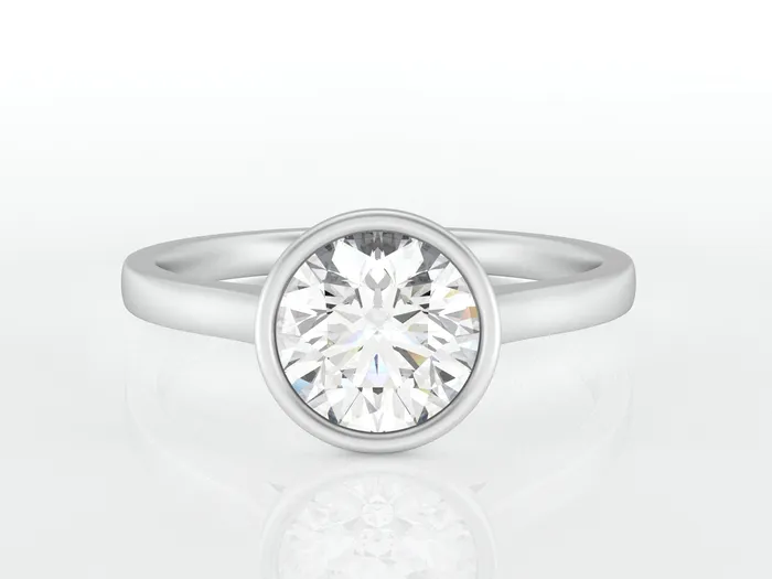 Rings Sapheena Jewelry Siara 125 Ct Solitaire Round Cut Engagement Ring