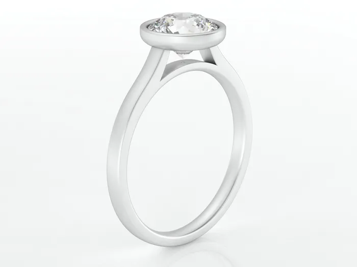 Rings Sapheena Jewelry Siara 125 Ct Solitaire Round Cut Engagement Ring