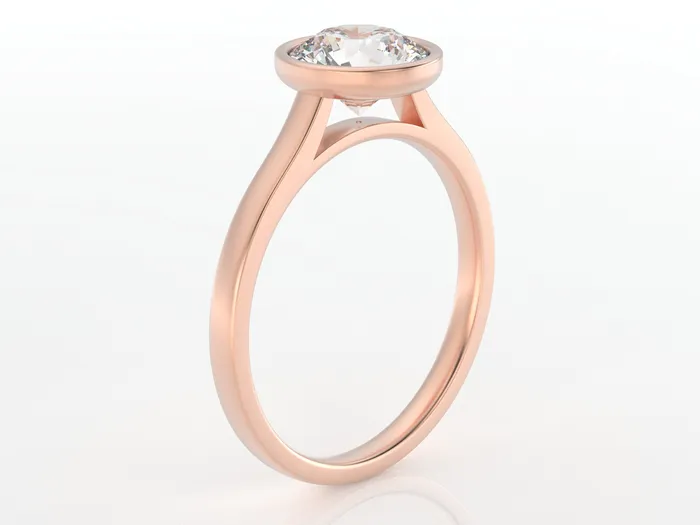 Rings Sapheena Jewelry Siara 125 Ct Solitaire Round Cut Engagement Ring
