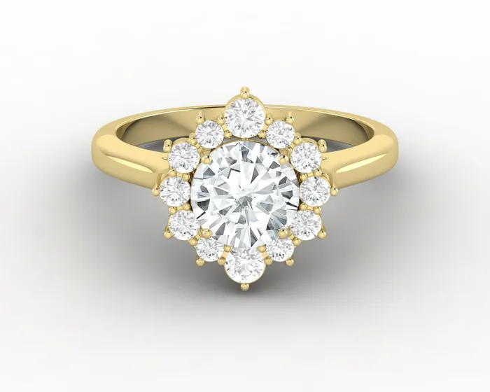 Rings Solaris 10 Ct Round Cut Engagement Ring Sapheena Jewelry