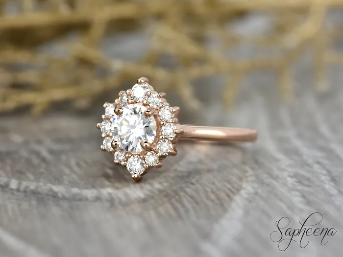 Rings Solaris 10 Ct Round Cut Engagement Ring Sapheena Jewelry