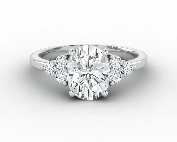 Sapheena Jewelry Rings Astrid 150 Ct Oval Cut Engagement Ring