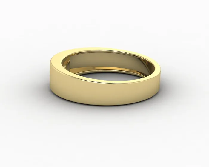 Sapheena Jewelry Rings Darius Mens Princess Cut Wedding Ring