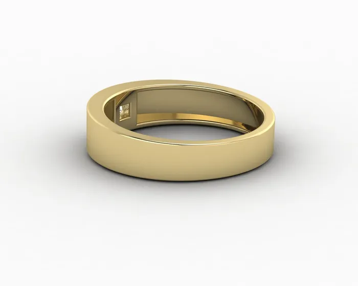 Sapheena Jewelry Rings Darius Mens Princess Cut Wedding Ring