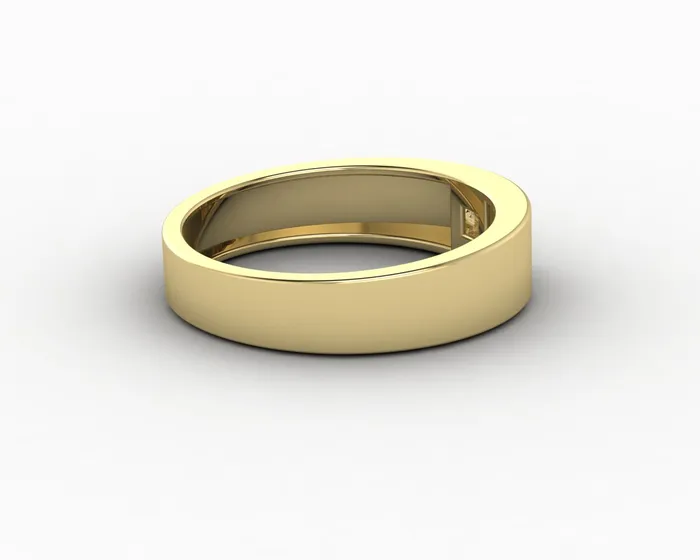 Sapheena Jewelry Rings Darius Mens Princess Cut Wedding Ring