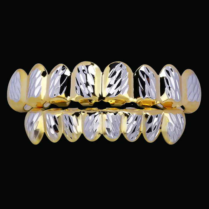 STRAIGHT Earrings Smooth Paved Setting Iced Out Diamond Grillz