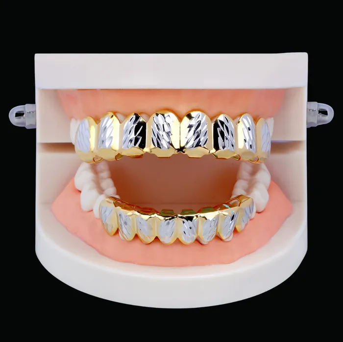 STRAIGHT Earrings Smooth Paved Setting Iced Out Diamond Grillz