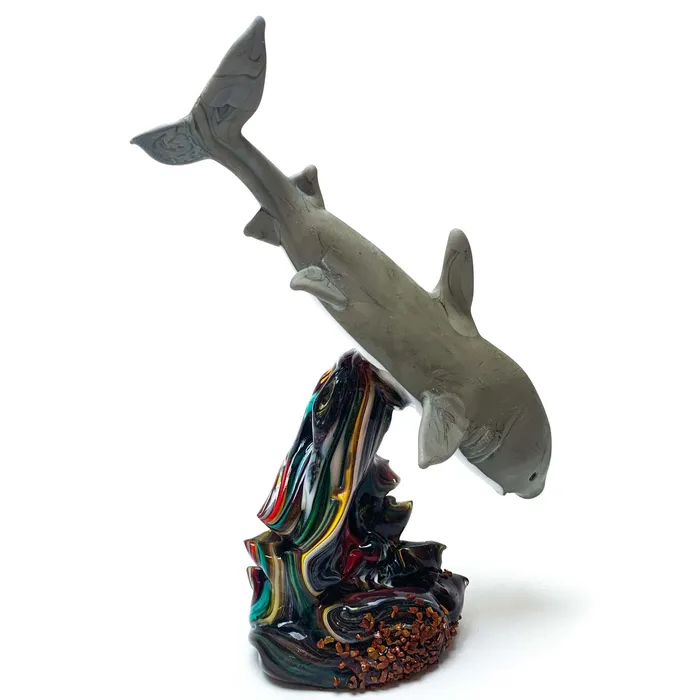 Vianello Mauro Shark aquarium Earrings