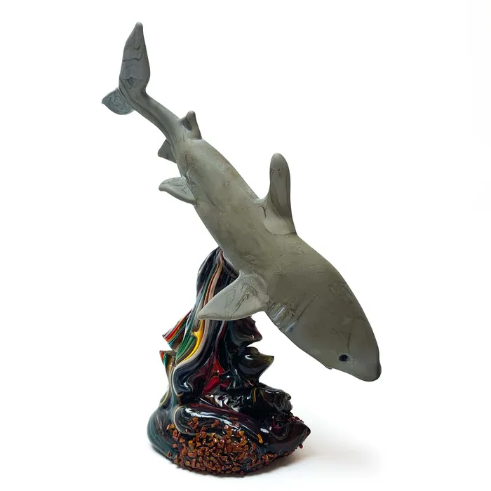 Vianello Mauro Shark aquarium Earrings