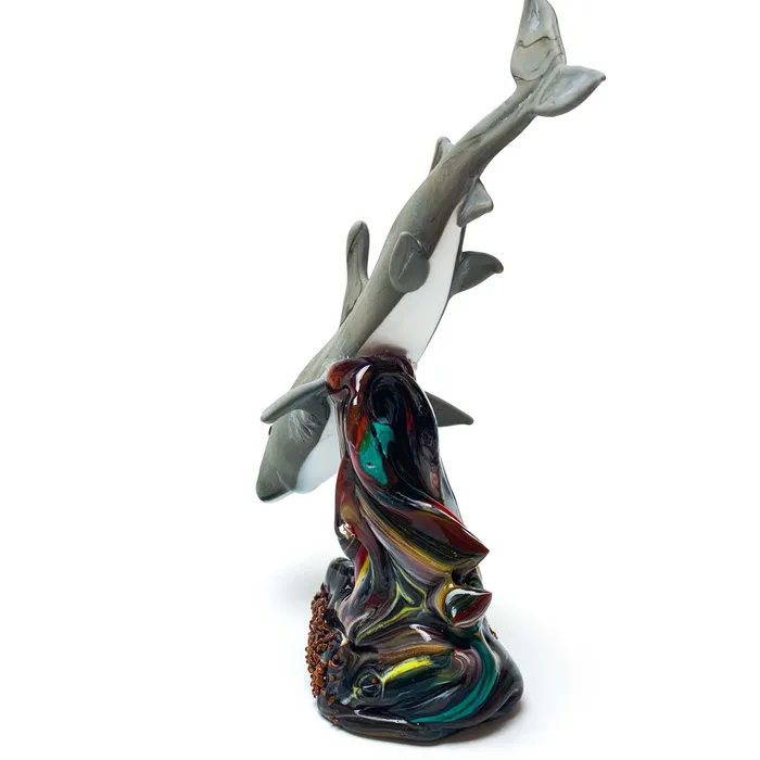 Vianello Mauro Shark aquarium Earrings