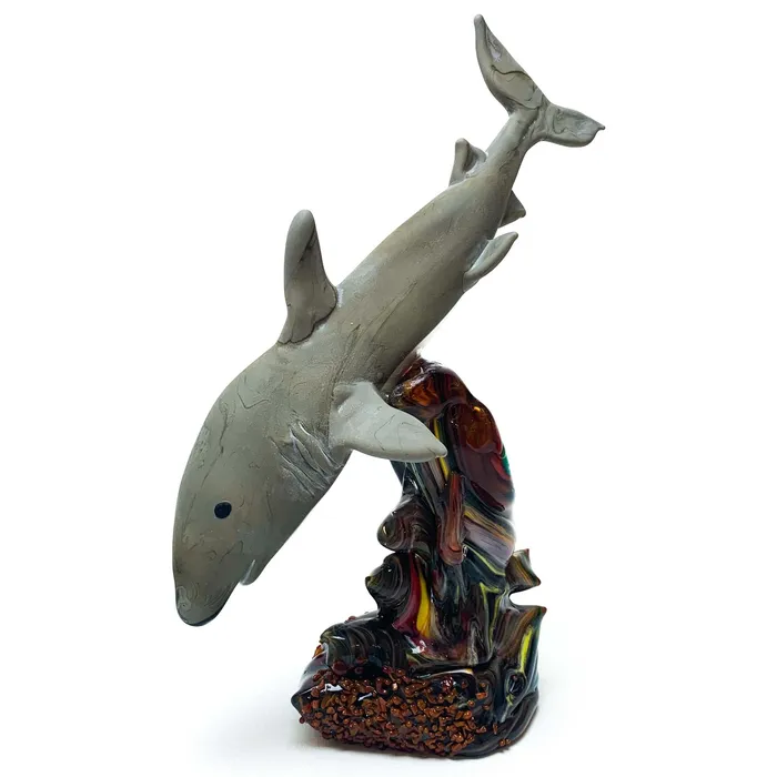 Vianello Mauro Shark aquarium Earrings